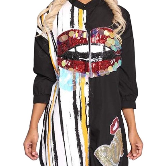 HP 🎉 RARE FIND SHIRT DRESS  *NWT* ⭐️ - Picture 2 of 8